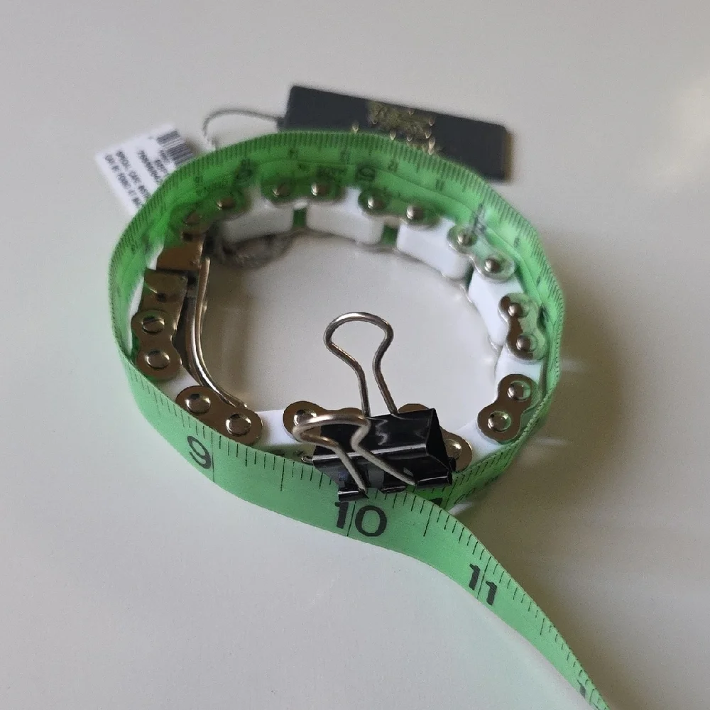 IceLink Silver and Black Bracelet‎